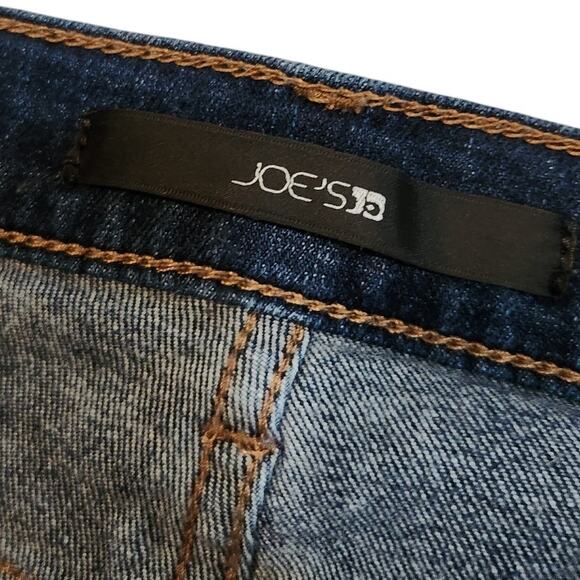 Joe's Jeans Blue Dark Denim Mid Rise Classic Casual Ankle Skinny Jeans Size 27 - Picture 7 of 9